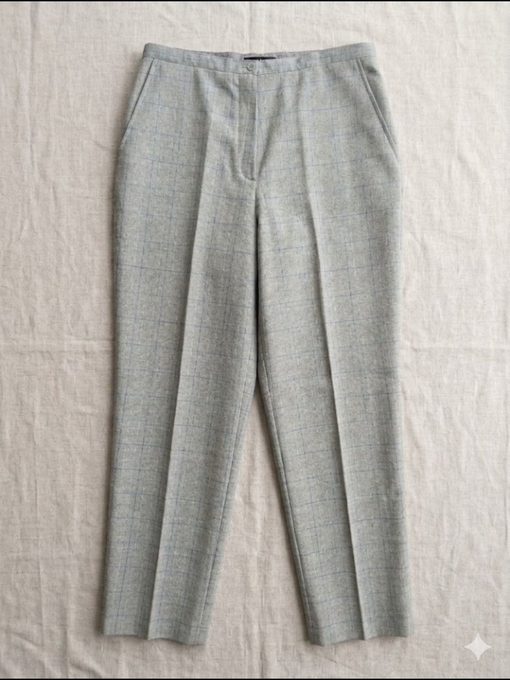 Vintage Plaid Trousers Sz 16 Larry Levine